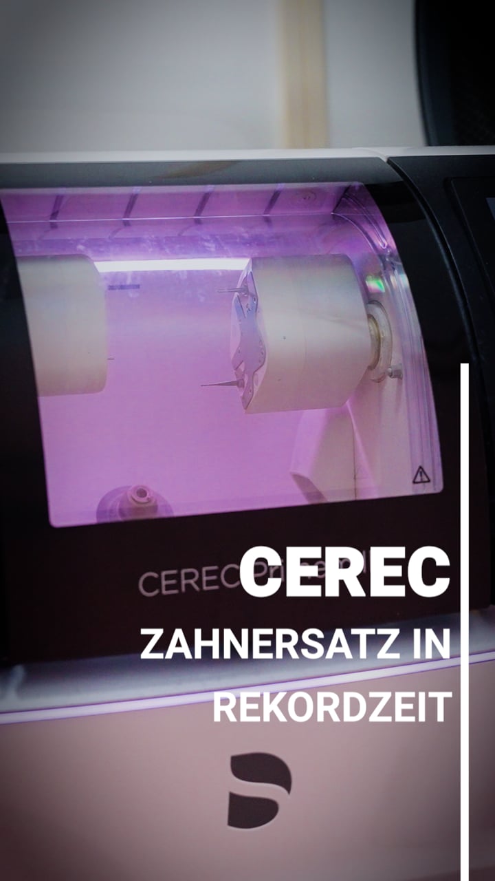 Standbild aus dem Erklärvideo zu CEREC